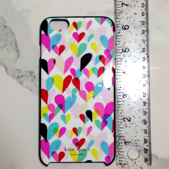 Kate Spade Colorful Hearts IPhone 6s 6s+Plus Case Used - Picture 2 of 5
